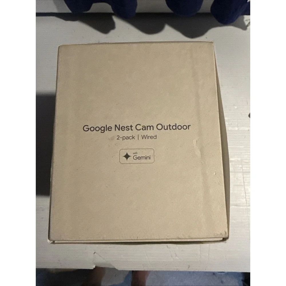 Google Nest Cam Outdoor (Wired, 2nd Gen)-2 Pack-Security Camera 2K Video Read